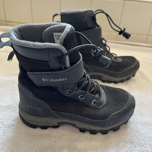 Columbia Hyper-Boreal Black Omni-Heat Waterproof Boots Size Youth‎ 11 BC0127-010
